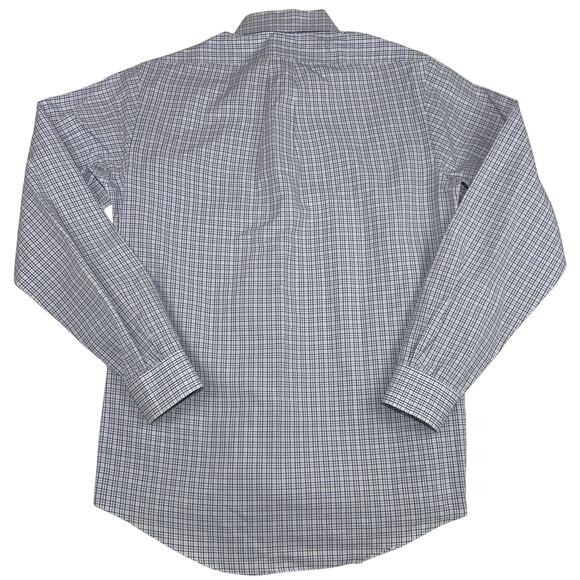 Brooks Brothers Dress Shirt Mens 15-34 Regent Non Iron Supima Grid Check *FLAWS - Picture 3 of 11